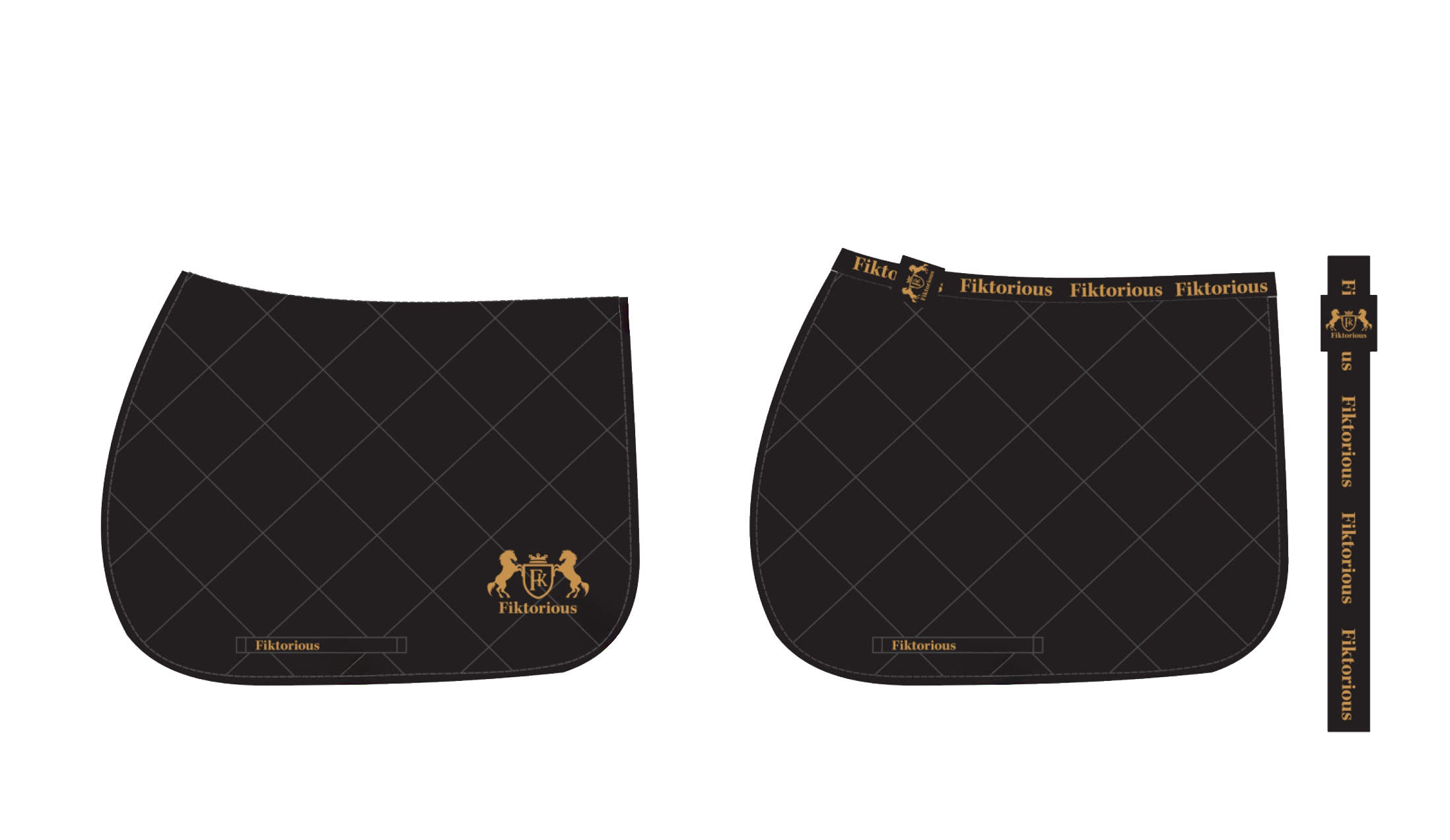 Saddlepad_Dressage_Black