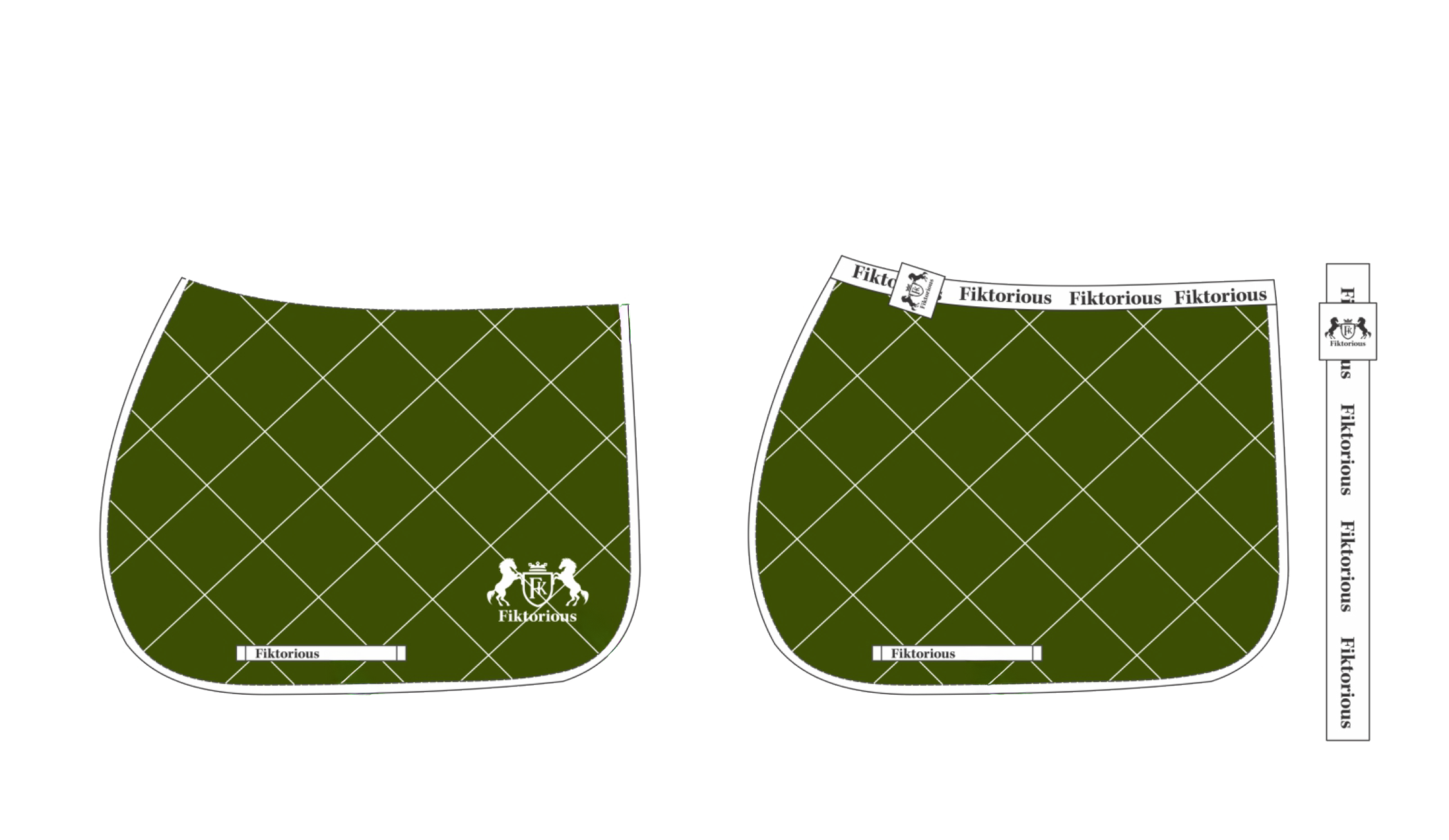 Saddlepad_Dressage_Green