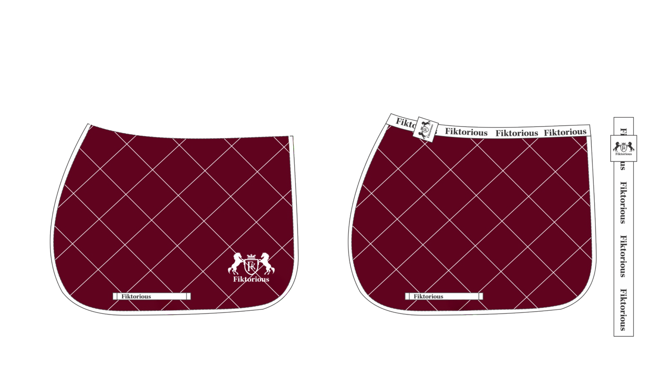 Saddlepad_Dressage_Red