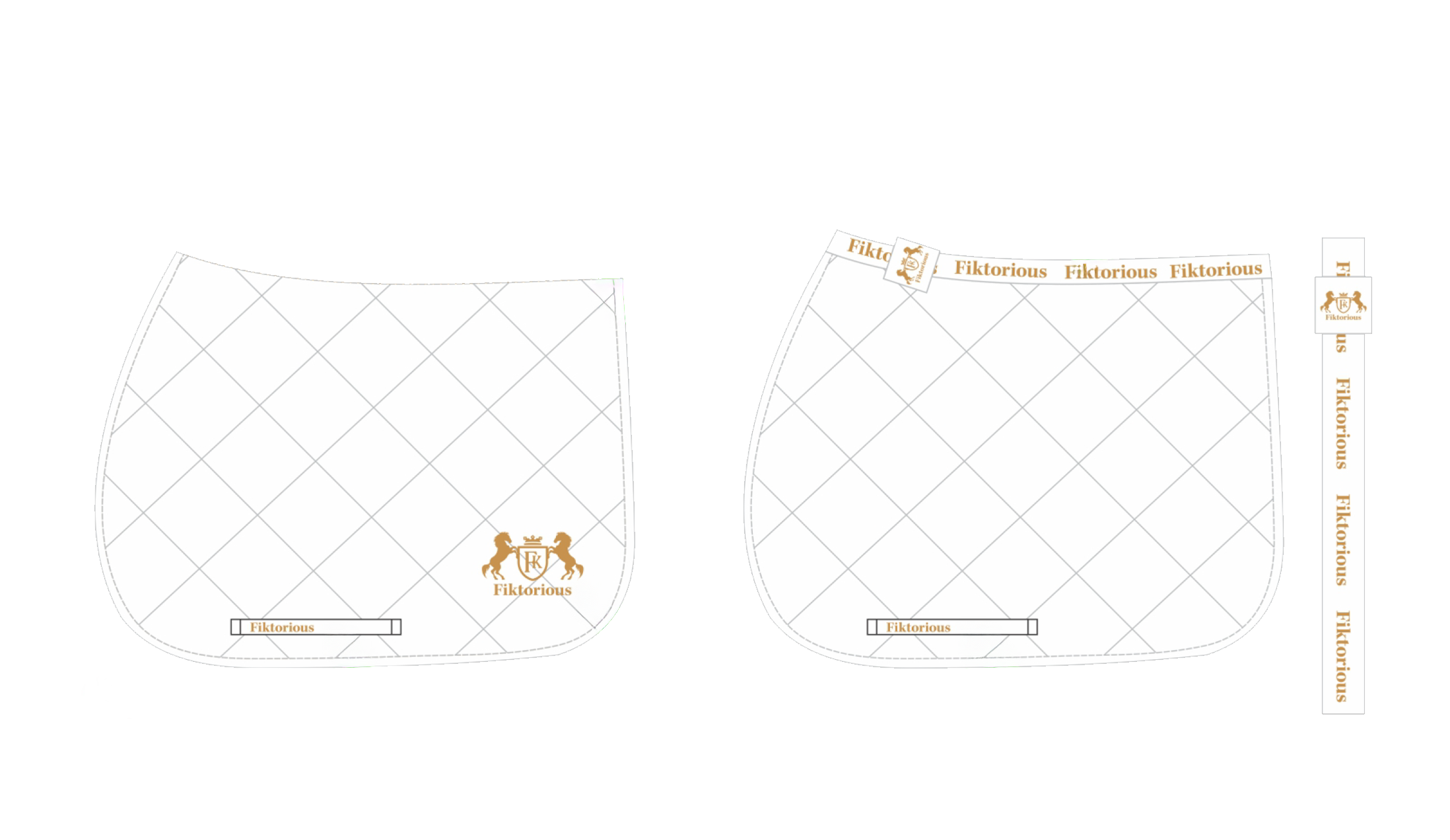 Saddlepad_Dressage_White